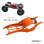 SCYTHE V2 ALU FRAME KIT FOR SCX24 CRAWLERS - Orange