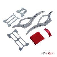 SCYTHE V2 ALU FRAME KIT FOR SCX24 CRAWLERS - Gray