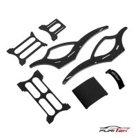 SCYTHE V2 ALU FRAME KIT FOR SCX24 CRAWLERS - Black
