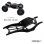 SCYTHE V2 ALU FRAME KIT FOR SCX24 CRAWLERS - Black