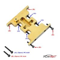 Flat Brass Skid for GrassHopper KIT