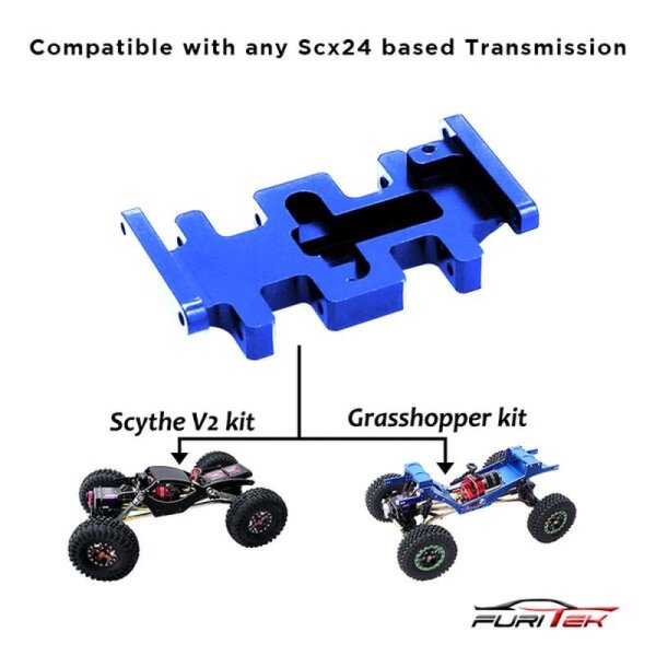 LCG ALU Skid plate - Blue