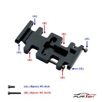 LCG ALU Skid plate - Black