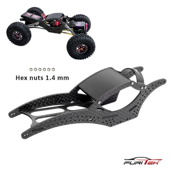 SCYTHE V2 Carbon Fiber FRAME KIT FOR SCX24 CRAWLERS