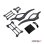 SCYTHE V2 Carbon Fiber FRAME KIT FOR SCX24 CRAWLERS