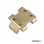 FLAT BRASS SKID FOR GRASSHOPPER KIT FCX24
