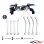 ALU HIGH CLEARANCE LINKS SET FOR FCX24 - WHITE
