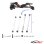 CAYMAN REAR XL LINK 65MM - SILVER