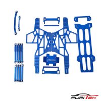 RAMPART FRAME KIT FOR FCX24 MAX SMASHER ALU BLUE PRO VERSION