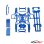 RAMPART FRAME KIT FOR FCX24 MAX SMASHER ALU BLUE PRO VERSION
