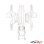 RAMPART FRAME KIT FCX24 MAX SMASHER ALU WHITE VERSION