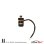 MICRO KOMODO BRUSHLESS MOTOR WITH STEEL PINION FCX24