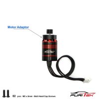 CEDAR INRUNNER BRUSHLESS MOTOR WITH STEEL PINION FCX24