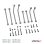 Aufhängungs-Link-Set Aluminium