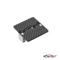 Servo-Halter / Radioplatte Carbon