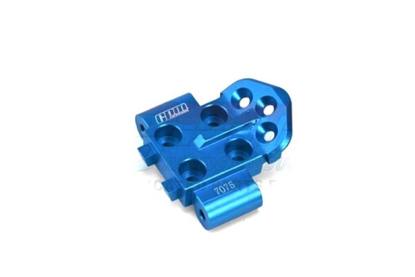 Bulkhead 7075-T6 Aluminium vorne blau