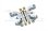 Aluminium C-Hub vorn silber
