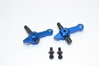 Aluminium Lenkhebel vorne blau
