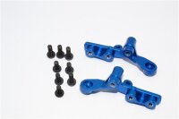 Aluminium Umlenkhebel vorn blau