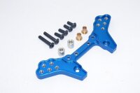 Aluminium Dämpfersteher hinten blau
