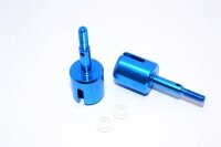 Aluminium Radachse blau
