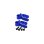 Aluminium Servohalter blau