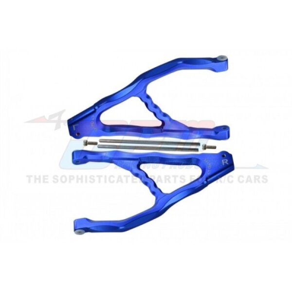 Aluminium Querlenker hinten oben blau