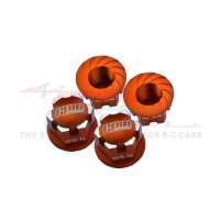 Aluminium Radnabenabdeckung orange (4)