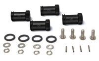 Aluminium Hex Adapter eloxiert +20mm schwarz