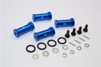 Aluminium Hex Adapter eloxiert +25mm blau