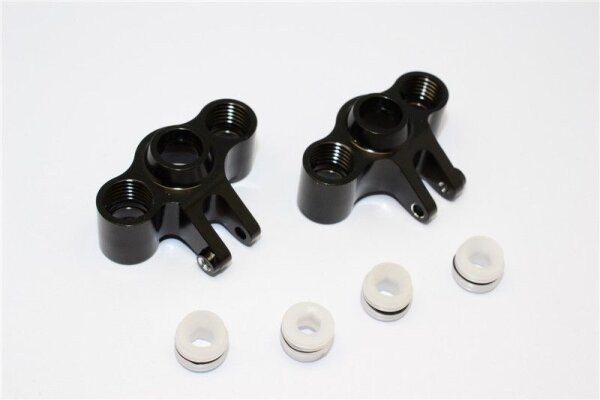 Aluminium Achsschenkel eloxiert v/h schwarz