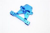 Aluminium Karosseriehalterung eloxiert hinten blau