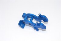 Aluminium Spoilerbefestigung eloxiert hinten blau