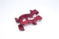 Aluminium Spoilerbefestigung eloxiert hinten rot