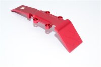Aluminium Unterbodenplatte eloxiert vorn rot
