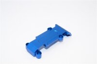 Aluminium Unterbodenplatte eloxiert hinten blau