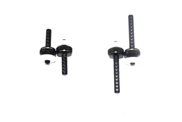 Magnet-Karosseriehalter Aluminium v&h schwarz