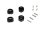 Radmitnehmer Aluminium 8mm schwarz