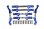 ALUMINUM+STAINLESS STEEL ADJUSTABLE TIE RODS - 18PC SET