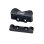 Alu Pinhalter hinten schwarz