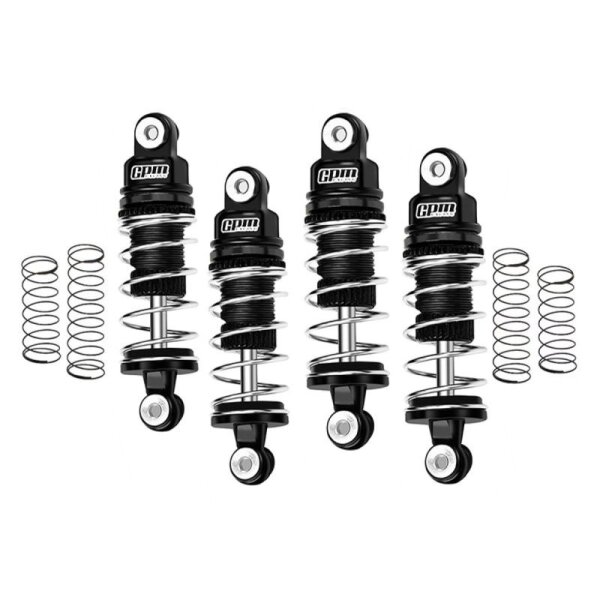 Alu Dämpfer-Set vo 32mm / hi 36mm schwarz