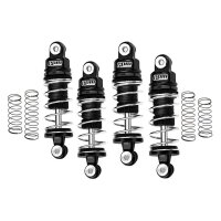 Alu Dämpfer-Set vo 32mm / hi 36mm schwarz