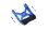 Aluminium Wheelie einstellbar hinten blau