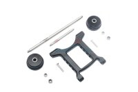 Aluminium Hinteres verstellbares Wheelie schwarz