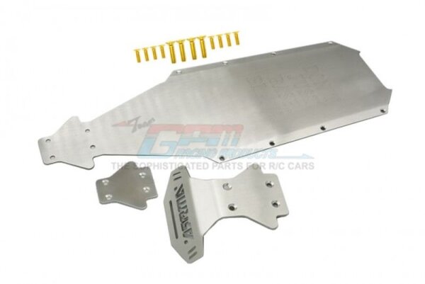 Edelstahl-Chassis mit Bumper (Hohlversion)