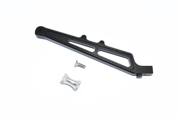 Aluminium Chassisverstärkung & Hülse hinten schwarz