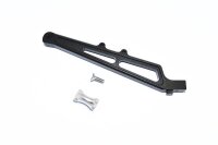Aluminium Chassisverstärkung & Hülse hinten schwarz