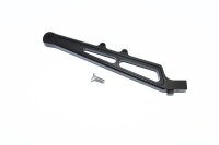 Aluminium Chassisverstärkung hinten schwarz