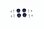 Aluminium Hex Adapter 14x7mm schwarz (4 Stk.)