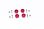 Aluminium Hex Adapter 14x7mm rot (4 Stk.)